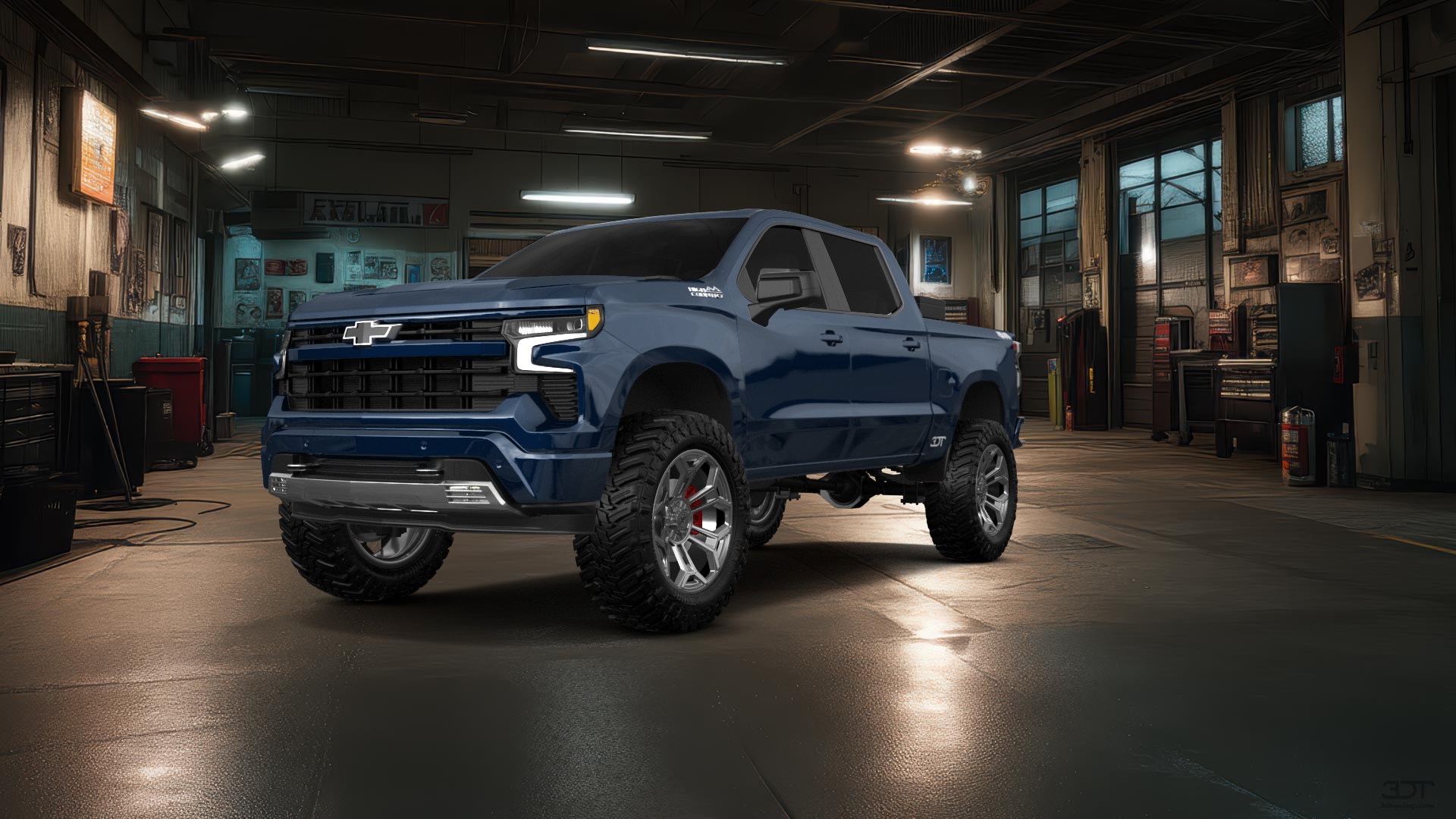 Chevrolet Silverado 1500 Crew Cab 5.8 ft box 4 Door pickup truck 2023 tuning