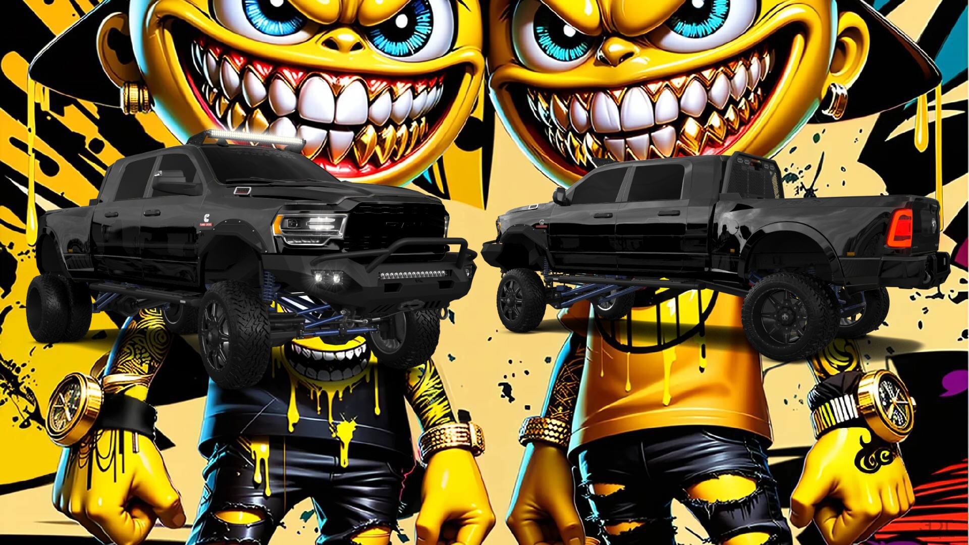 Dodge Ram 3500 4 Door pickup truck 2020 tuning