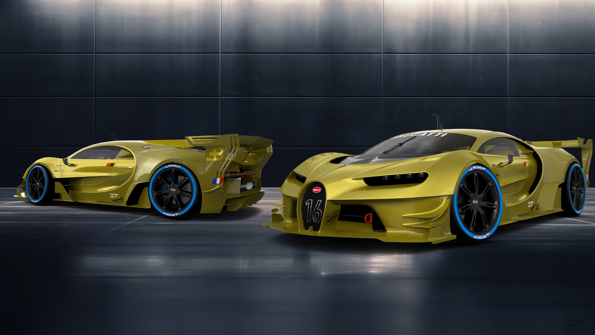 Bugatti Vision GT Supercar 2015 tuning