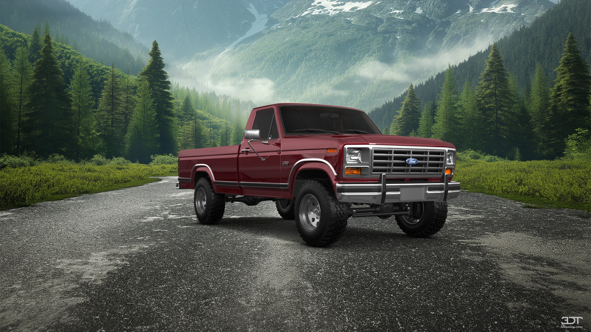 Ford F-150 2 Door pickup truck 1986