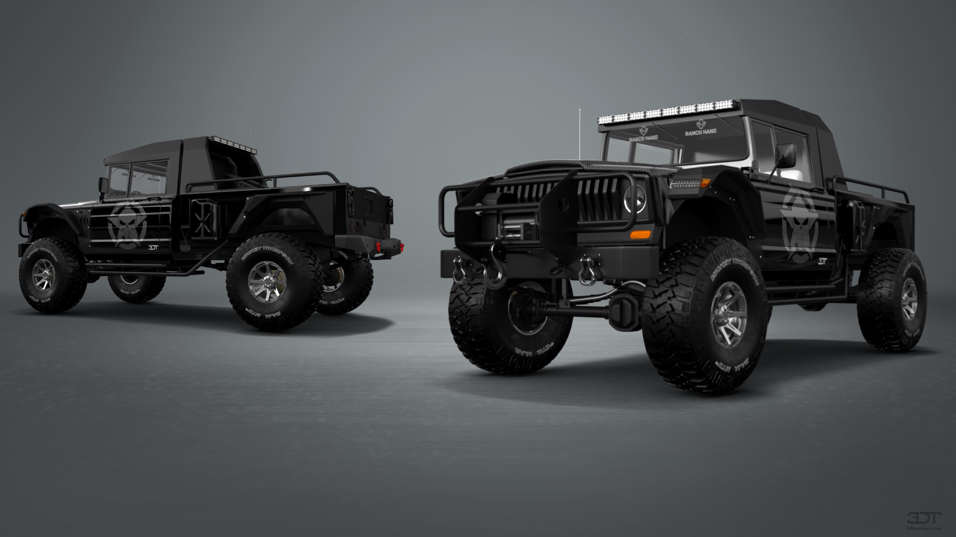 Jeep Kaiser M715 2 Door pickup truck 1968 tuning