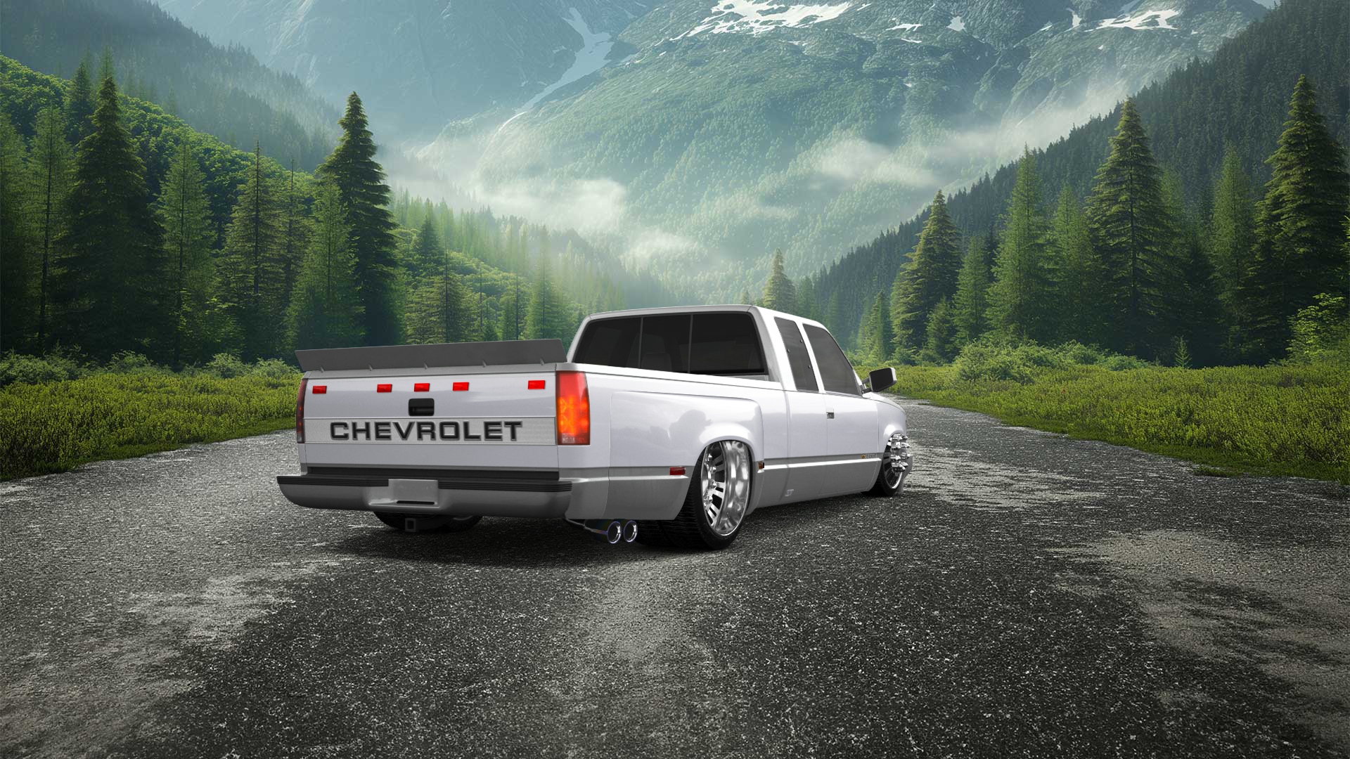 Chevrolet K3500 Extended Cab Pickup Truck 1988