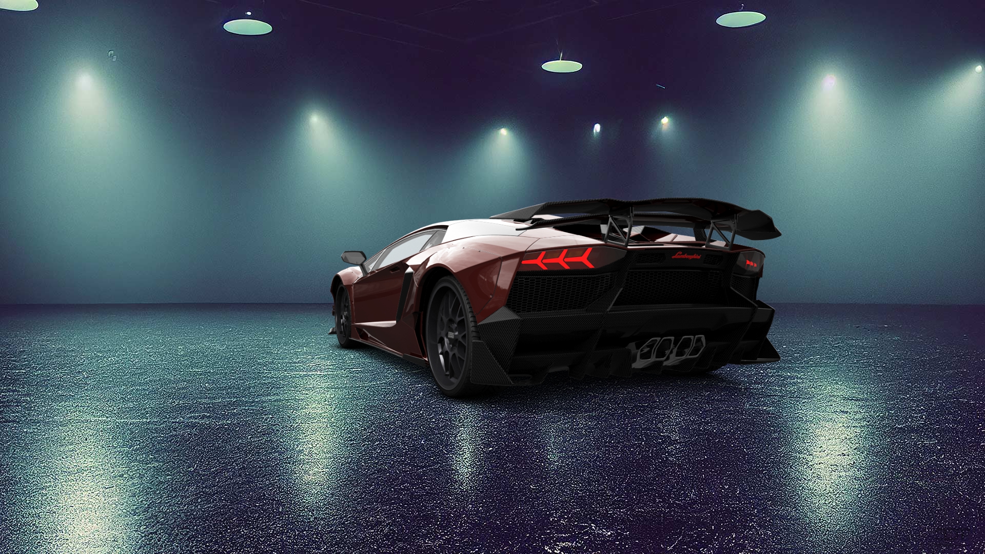 Lamborghini Aventador 2 Door Coupe 2012 tuning