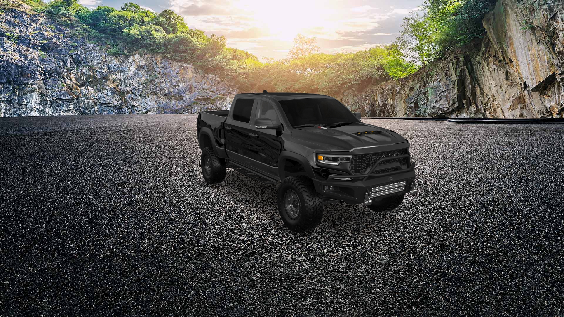 Dodge Ram 1500 TRX 4 Door pickup truck 2021 tuning