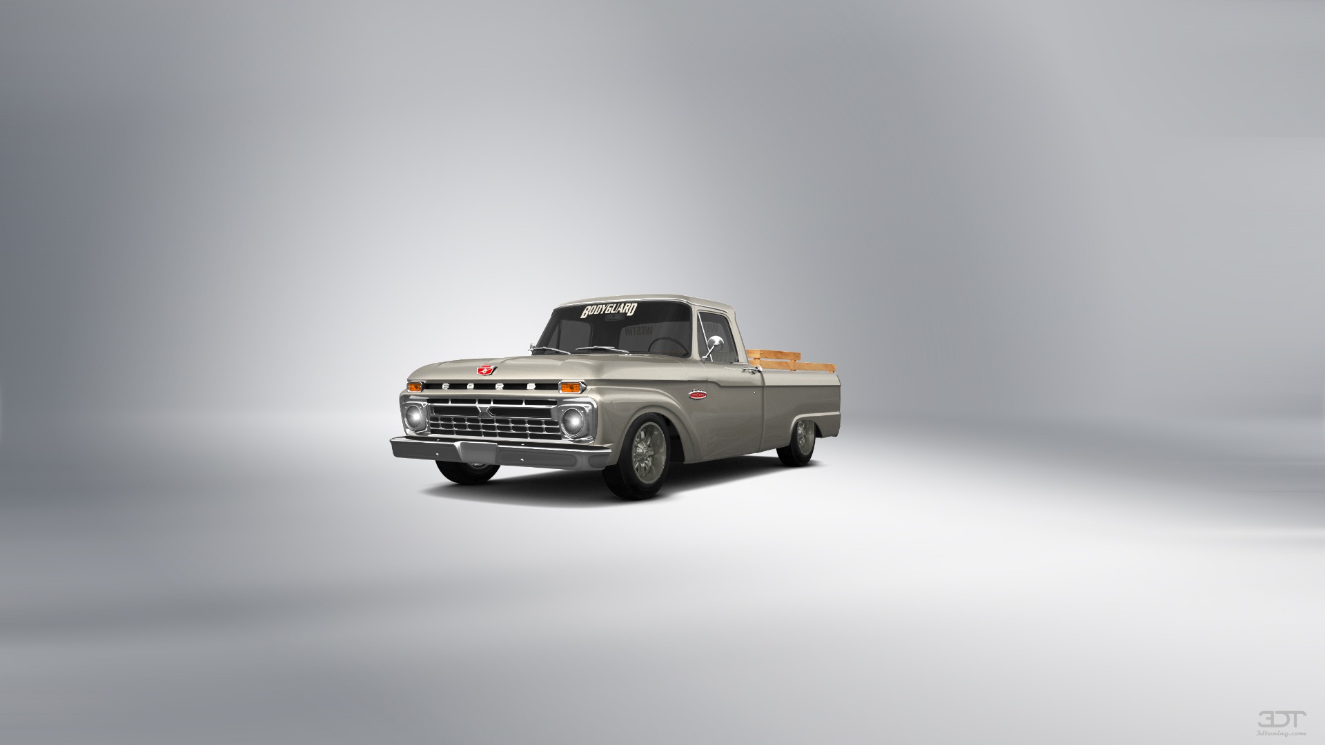 Ford F-100 Custom Cab 2 Door pickup truck 1966 tuning
