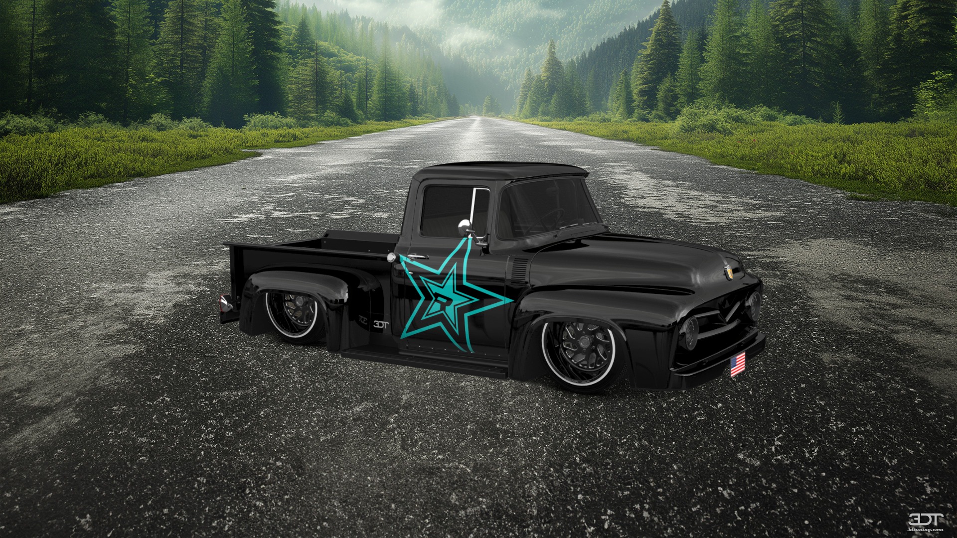 Ford F-100 2 Door truck 1956 tuning