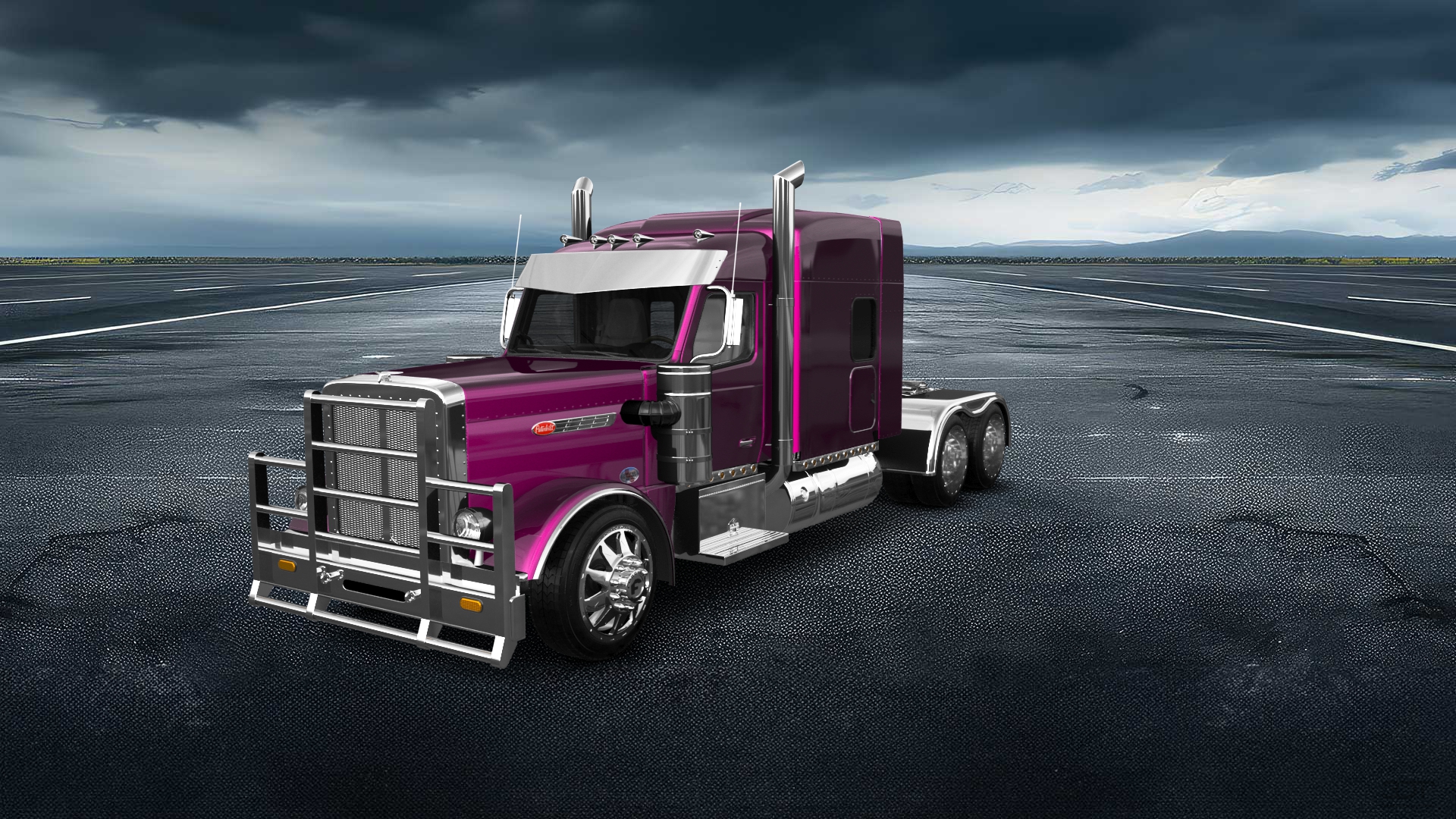 Peterbilt 589 Sleeper Cab Truck 2024 tuning