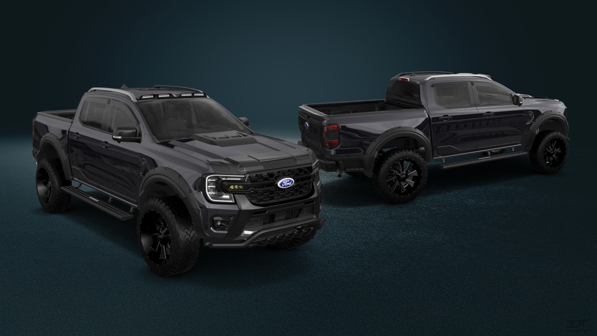 Ford Ranger 4 Door pickup truck 2022 tuning