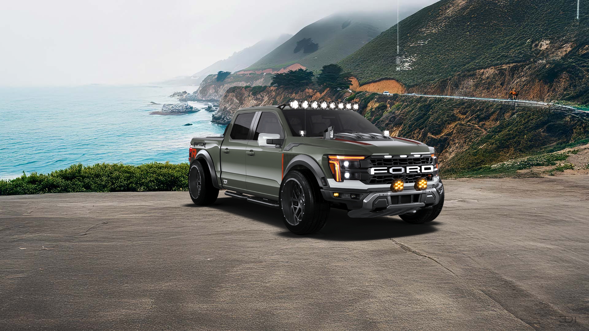 Ford F-150 Raptor 4 Door pickup truck 2024 tuning