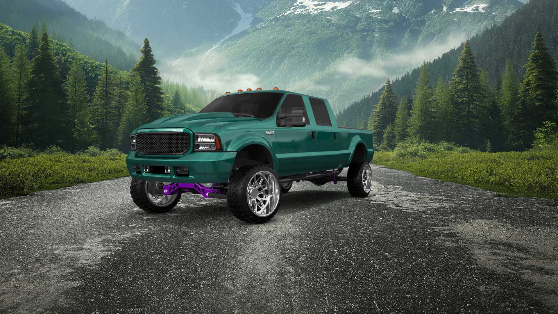 Ford F-250 Crew Cab 4 Door pickup truck 1999