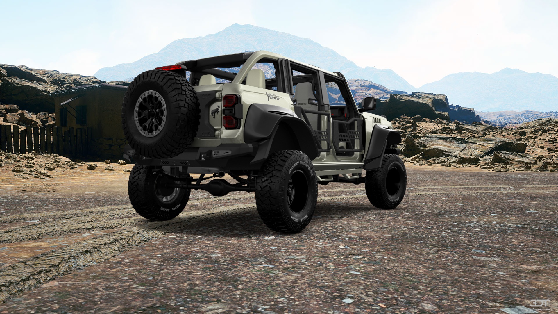 Tuning Ford Bronco Raptor 4 Door pickup truck 2022