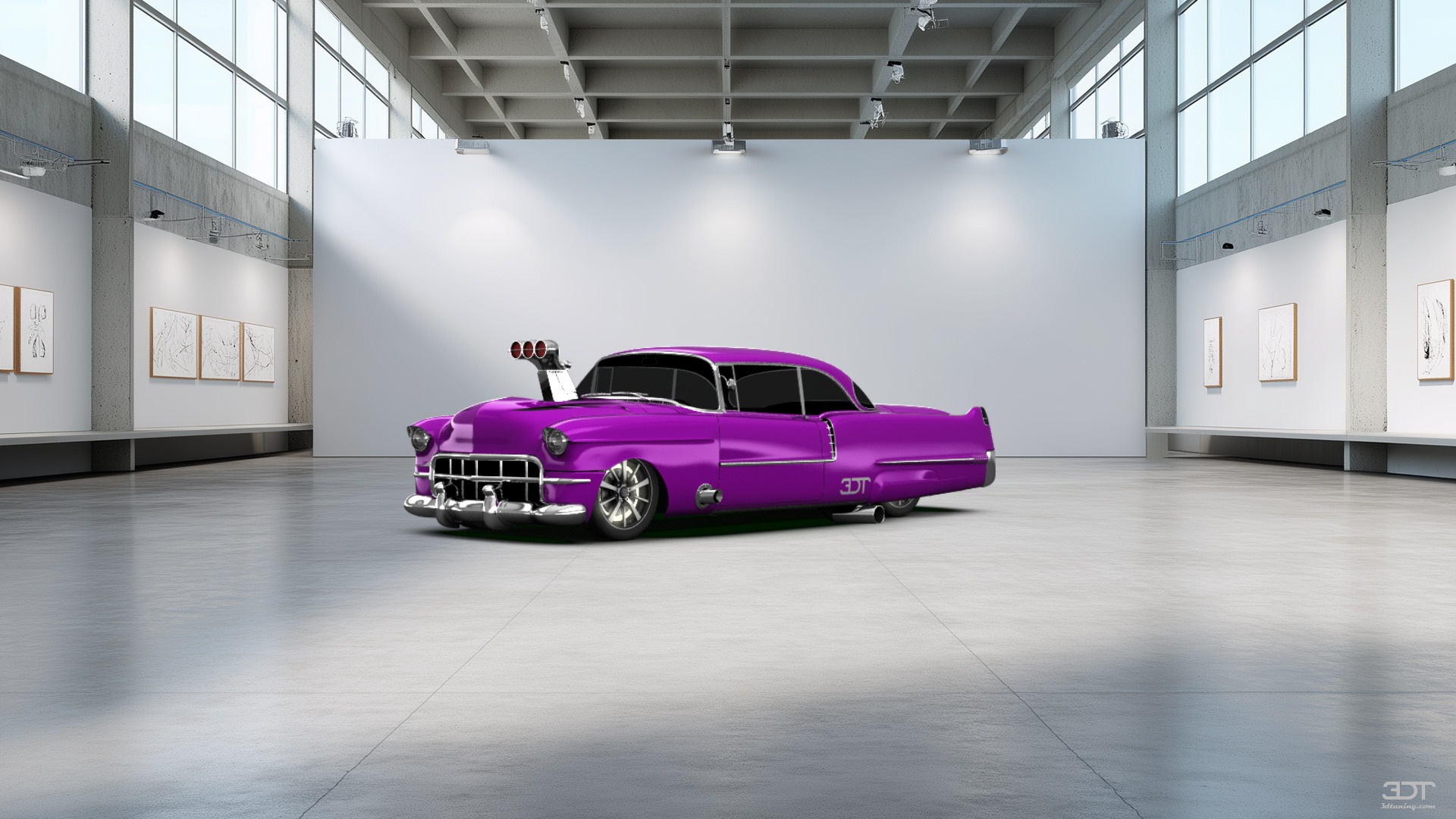 Cadillac De Ville Coupe 1956 tuning