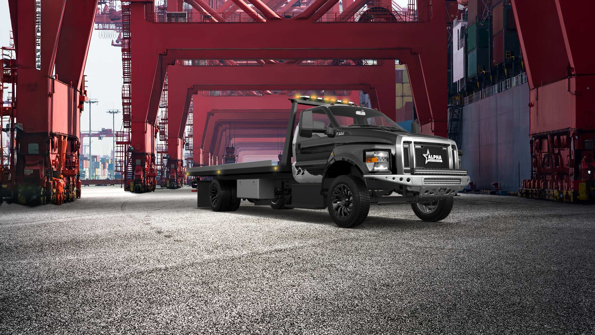 Ford F-650 Tow Truck Pickup 2016 tuning
