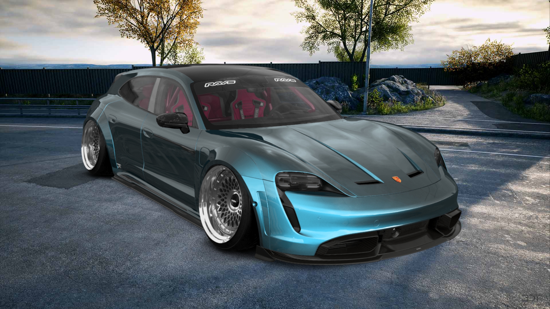 Porsche Taycan Sport Turismo Shooting Brake 2019 tuning