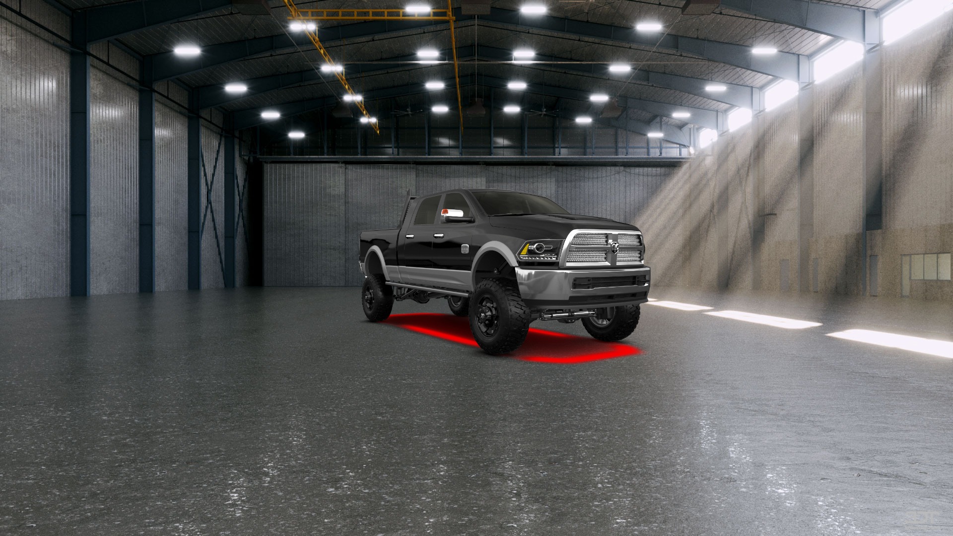 Dodge Ram 2500 Mega Cab 6.4 ft box 4 Door pickup truck 2010 tuning