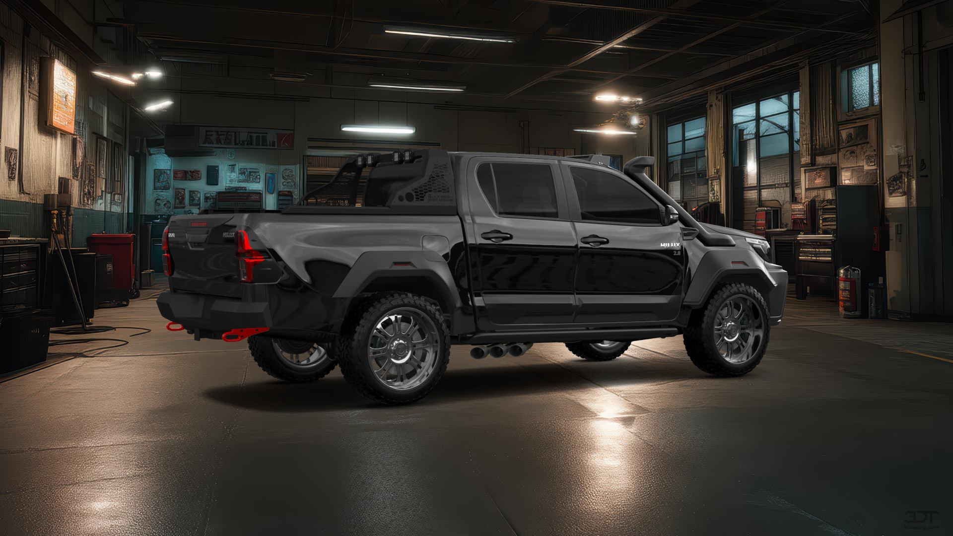 Toyota Hilux Double Cab 4 Door pickup truck 2015 tuning