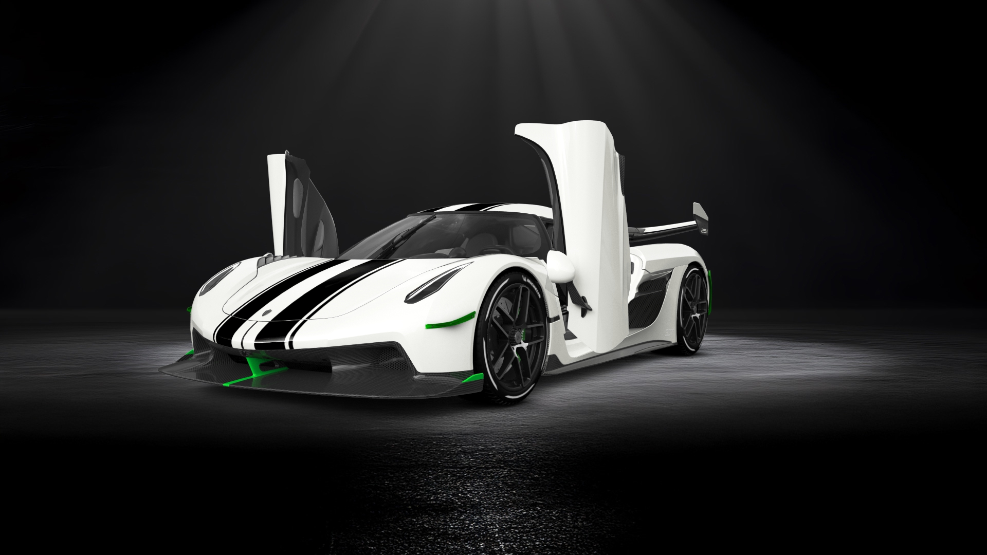 Koenigsegg Jesko 2 door targa top 2020 tuning