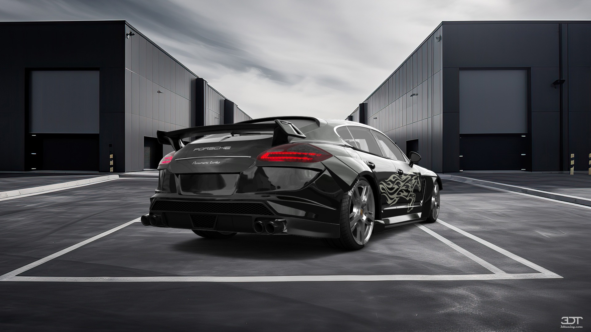 Porsche Panamera 4 door fastback saloon 2011