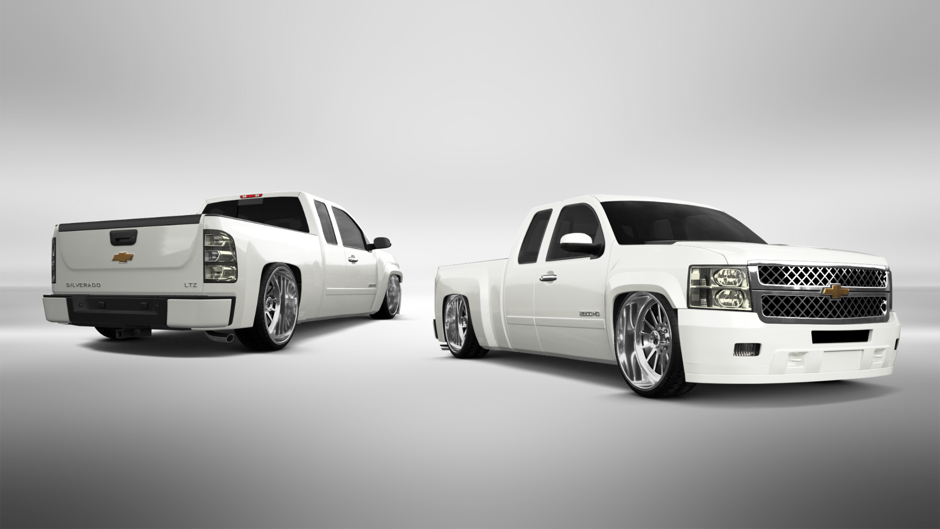 Chevrolet Silverado 2500 HD Extended Cab Pickup Truck 2007