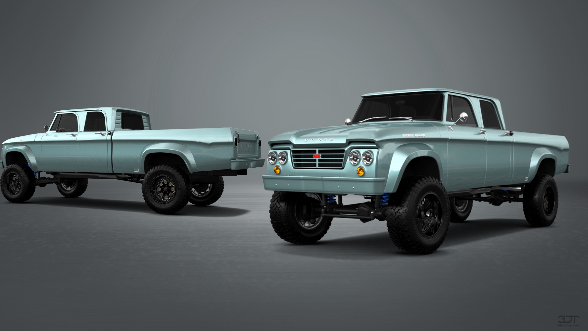 Dodge Power Wagon 4 Door pickup truck 1964 tuning