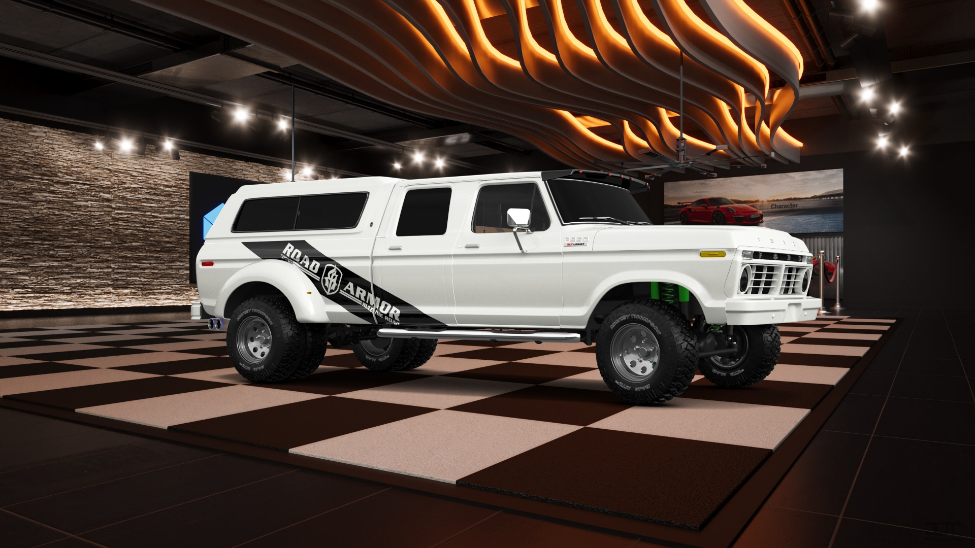 Ford F-350 Dually 4 Door pickup truck 1973