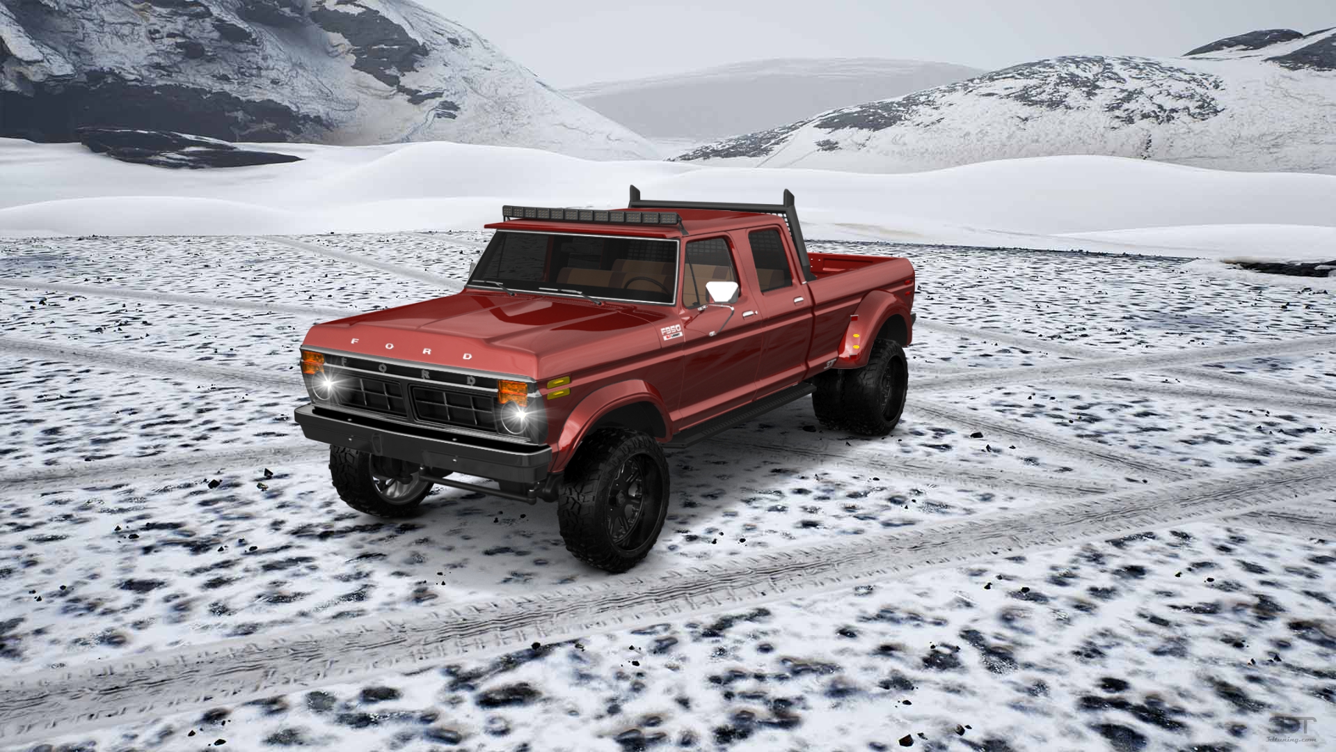 Ford F-350 Dually 4 Door pickup truck 1973