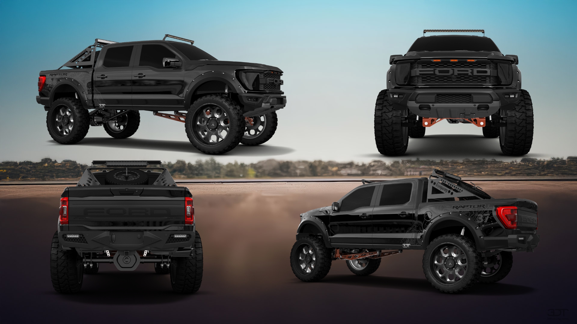 Ford F-150 Raptor 4 Door pickup truck 2021 tuning