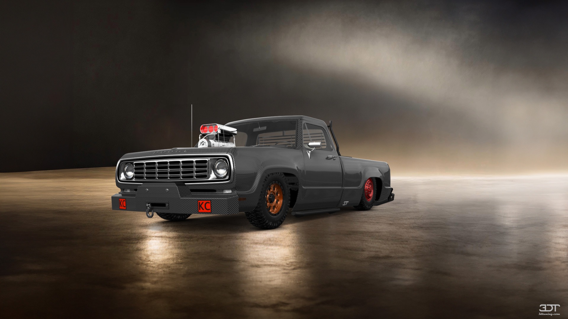 Dodge Power Wagon W200 2 Door pickup truck 1972 tuning