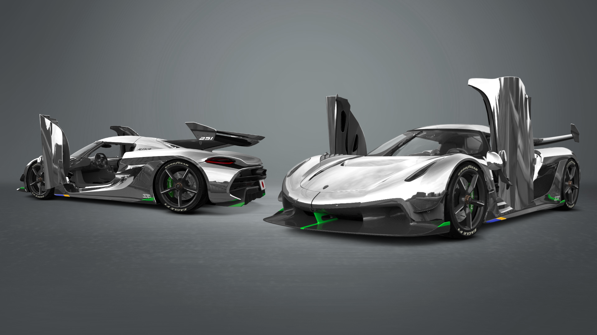 Koenigsegg Jesko 2 door targa top 2020