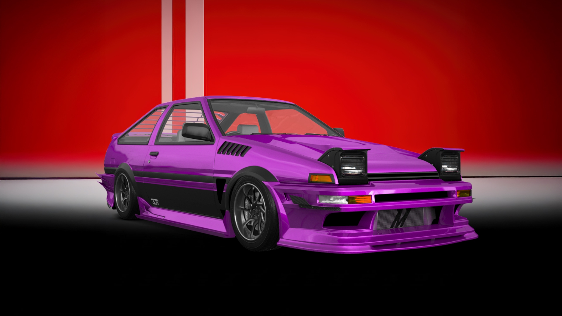 Toyota AE86 3 Door Hatchback 1985 tuning