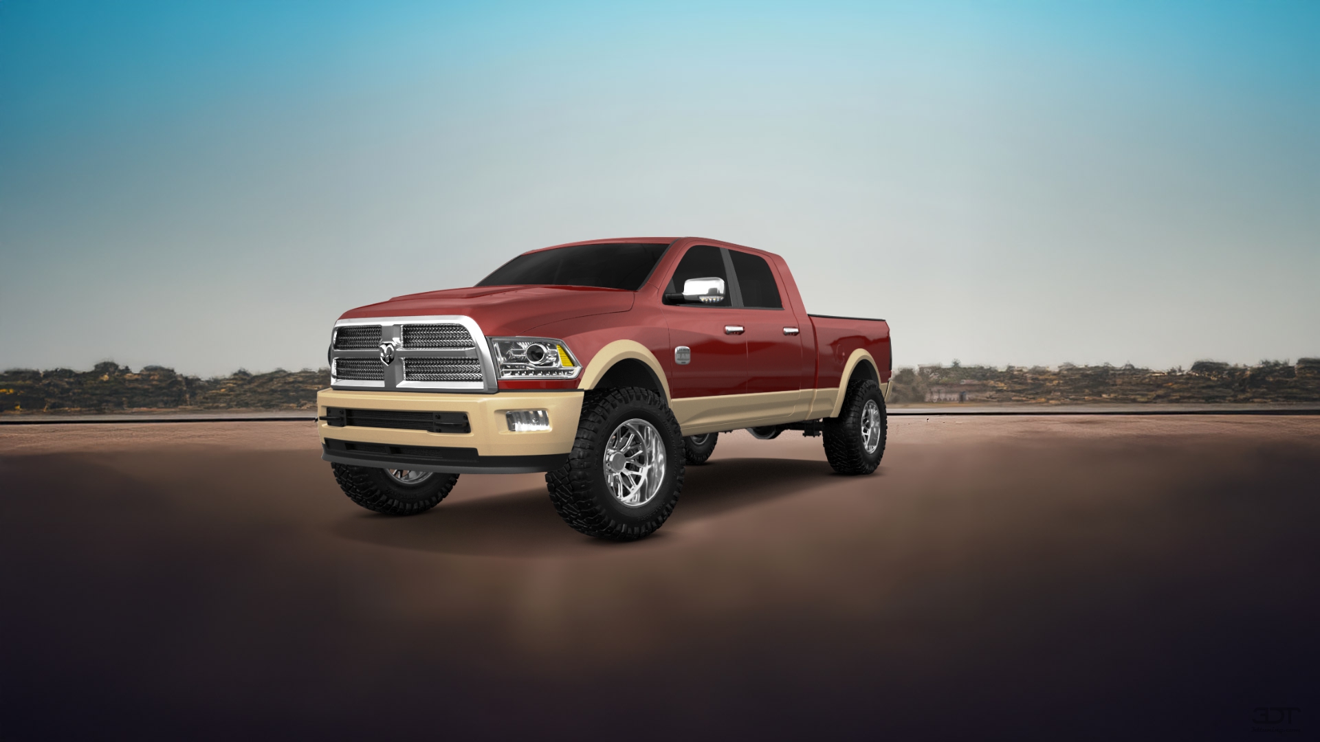 Dodge Ram 2500 Mega Cab 6.4 ft box 4 Door pickup truck 2010 tuning