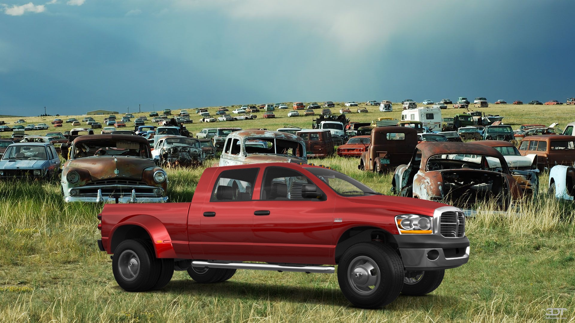 Dodge Ram 3500 Dually 4 Door pickup truck 2007 tuning