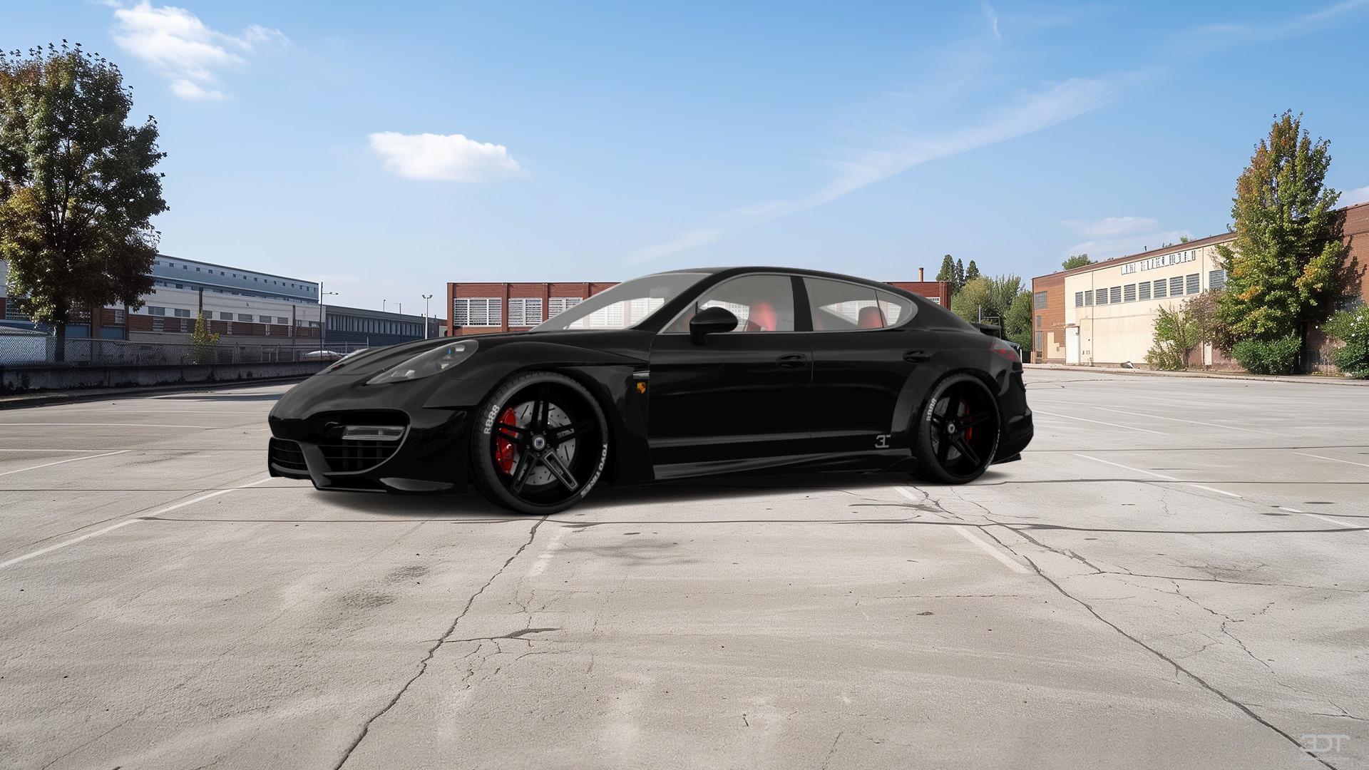 Porsche Panamera 4 door fastback saloon 2011