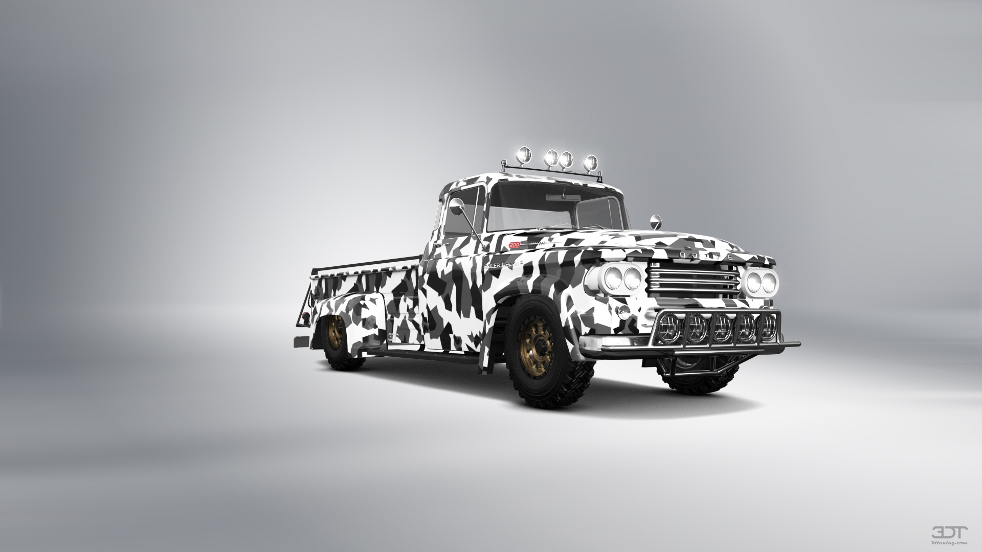 Dodge Power Wagon W300 2 Door pickup truck 1958