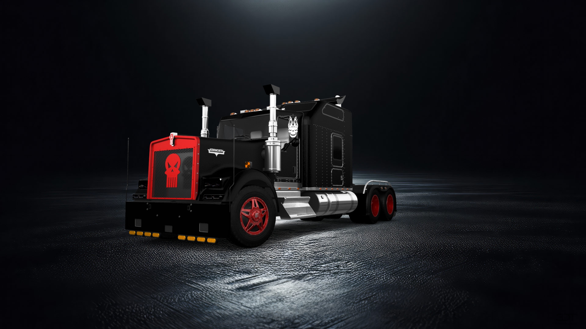 Kenworth W900 Sleeper Cab Truck 2015 tuning