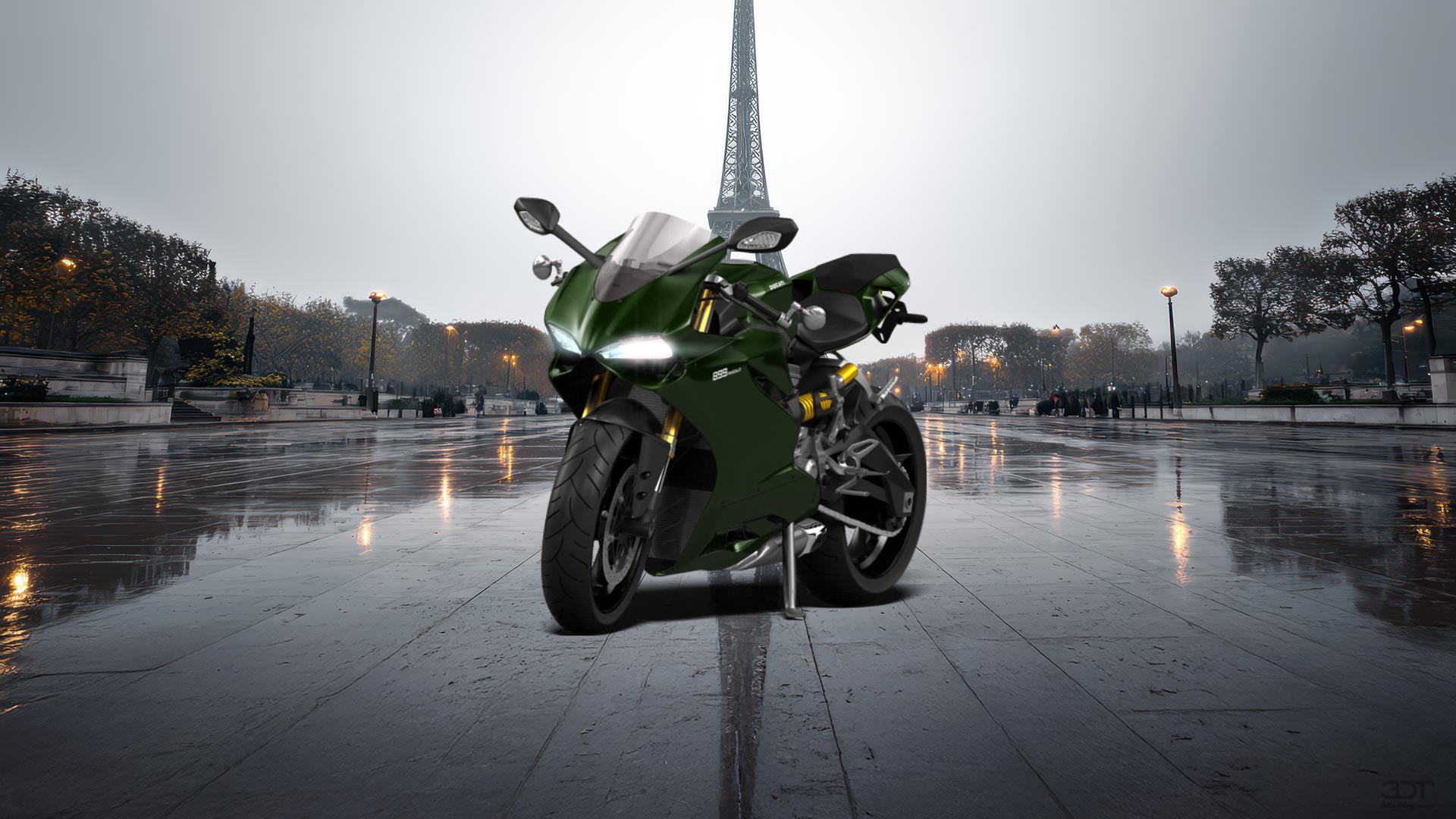 Ducati 899 Panigale Sport Bike 2015 tuning