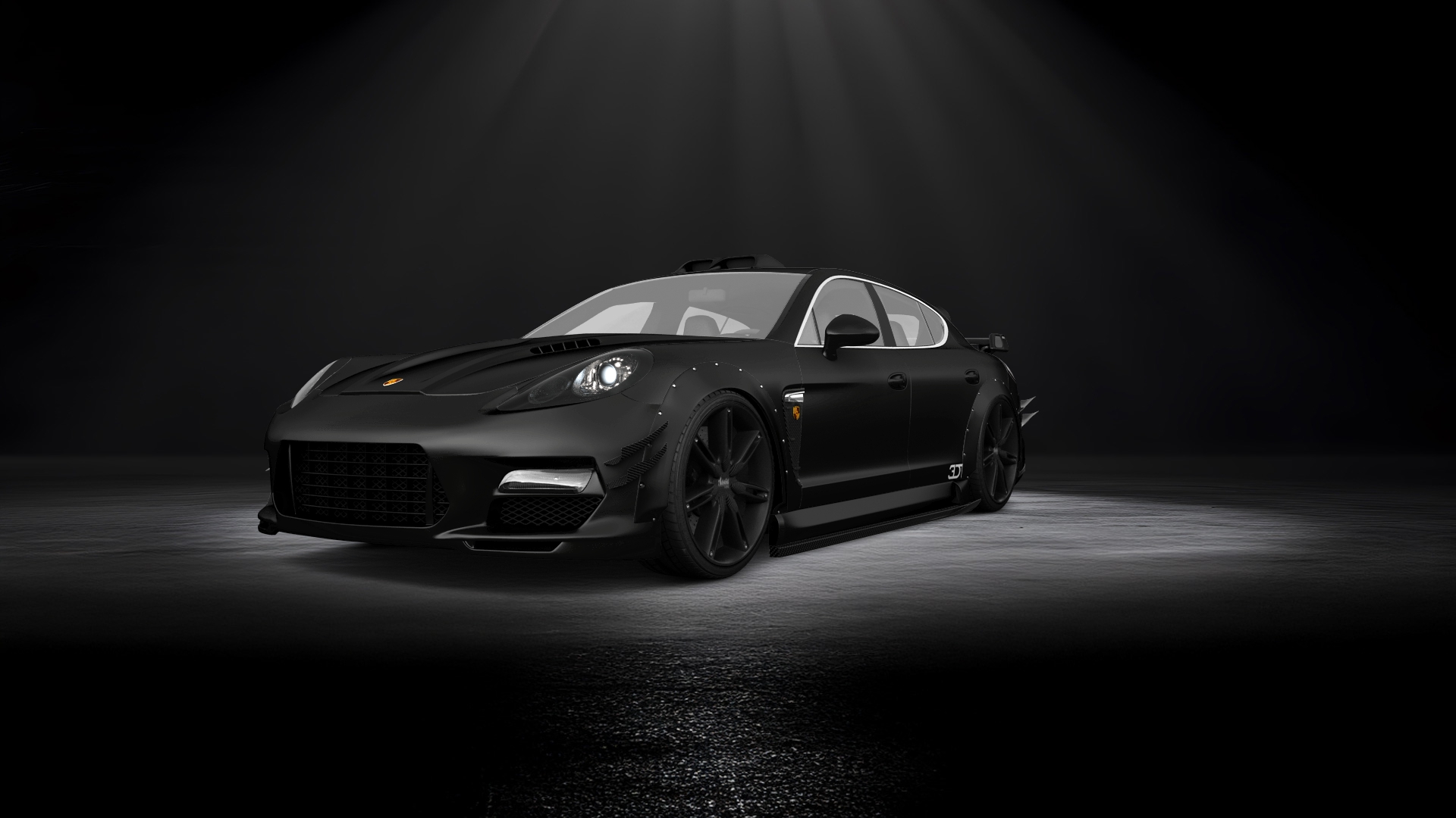 Porsche Panamera 4 door fastback saloon 2011 tuning