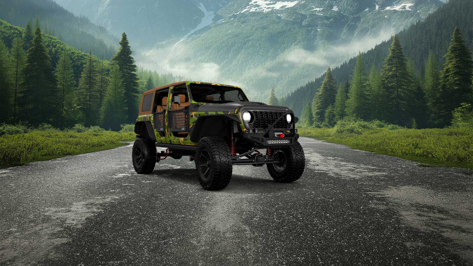 Jeep Wrangler JL 4 Door SUV 2024 tuning