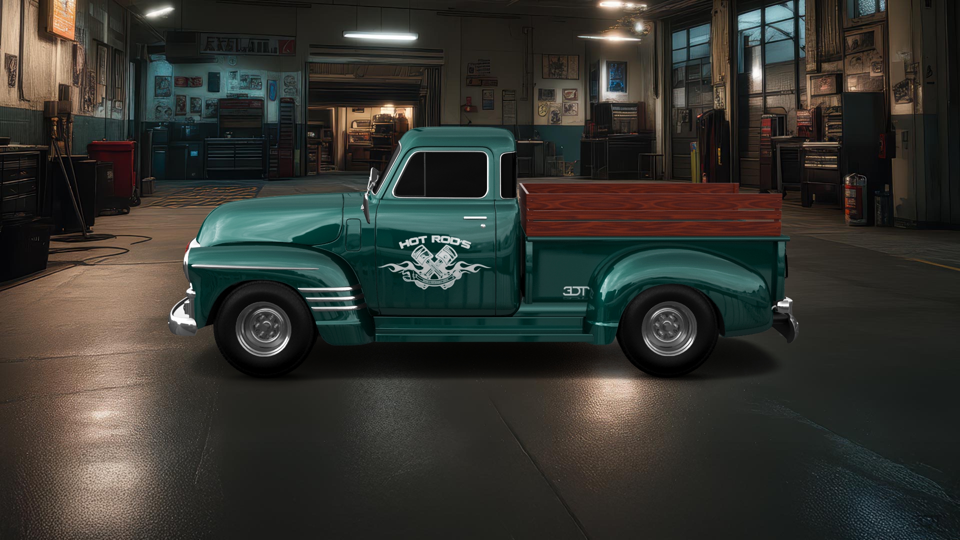 GMC 100 Stepside 2 Door pickup truck 1954 tuning