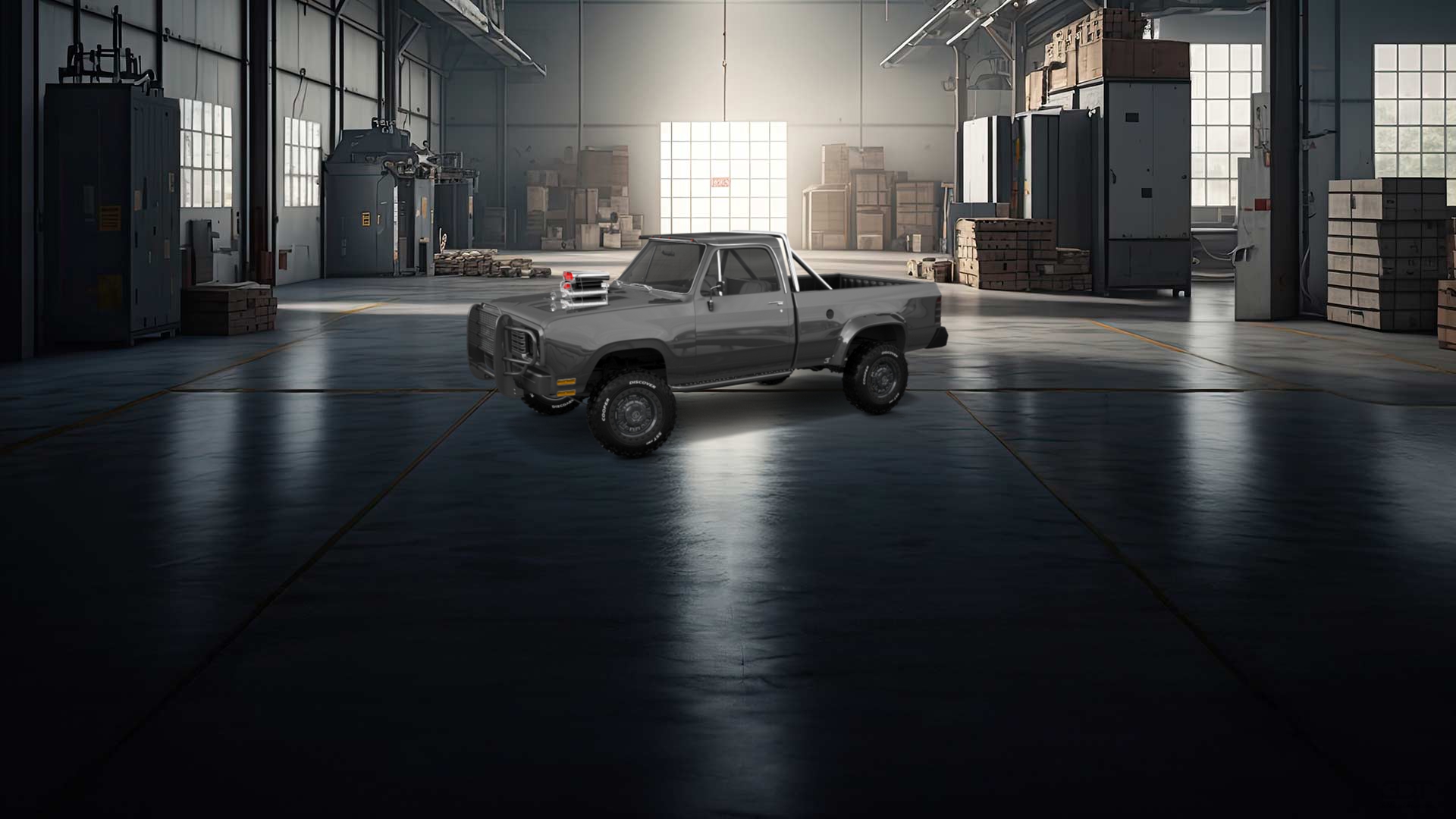 Dodge Power Wagon W200 2 Door pickup truck 1977 tuning