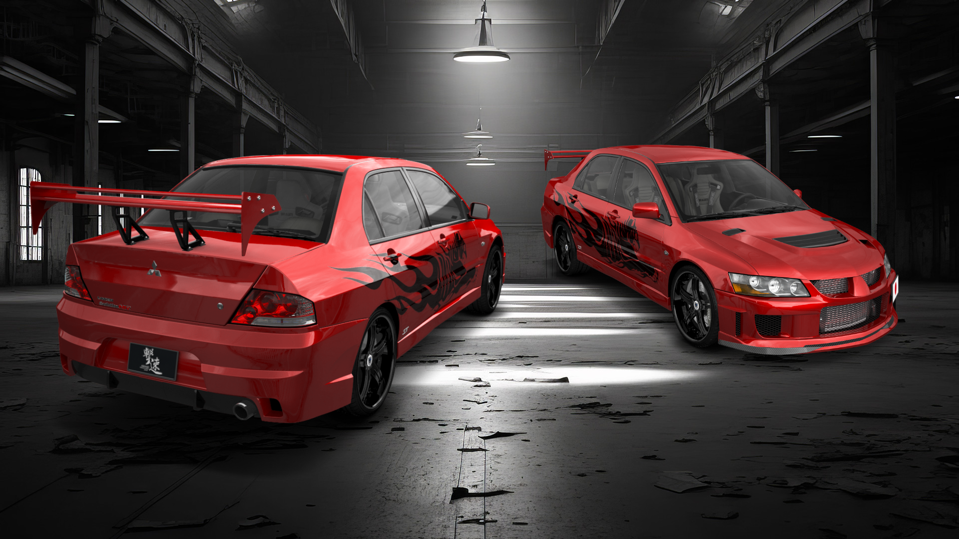 Mitsubishi Lancer Evo IX 4 Door Saloon 2005 tuning