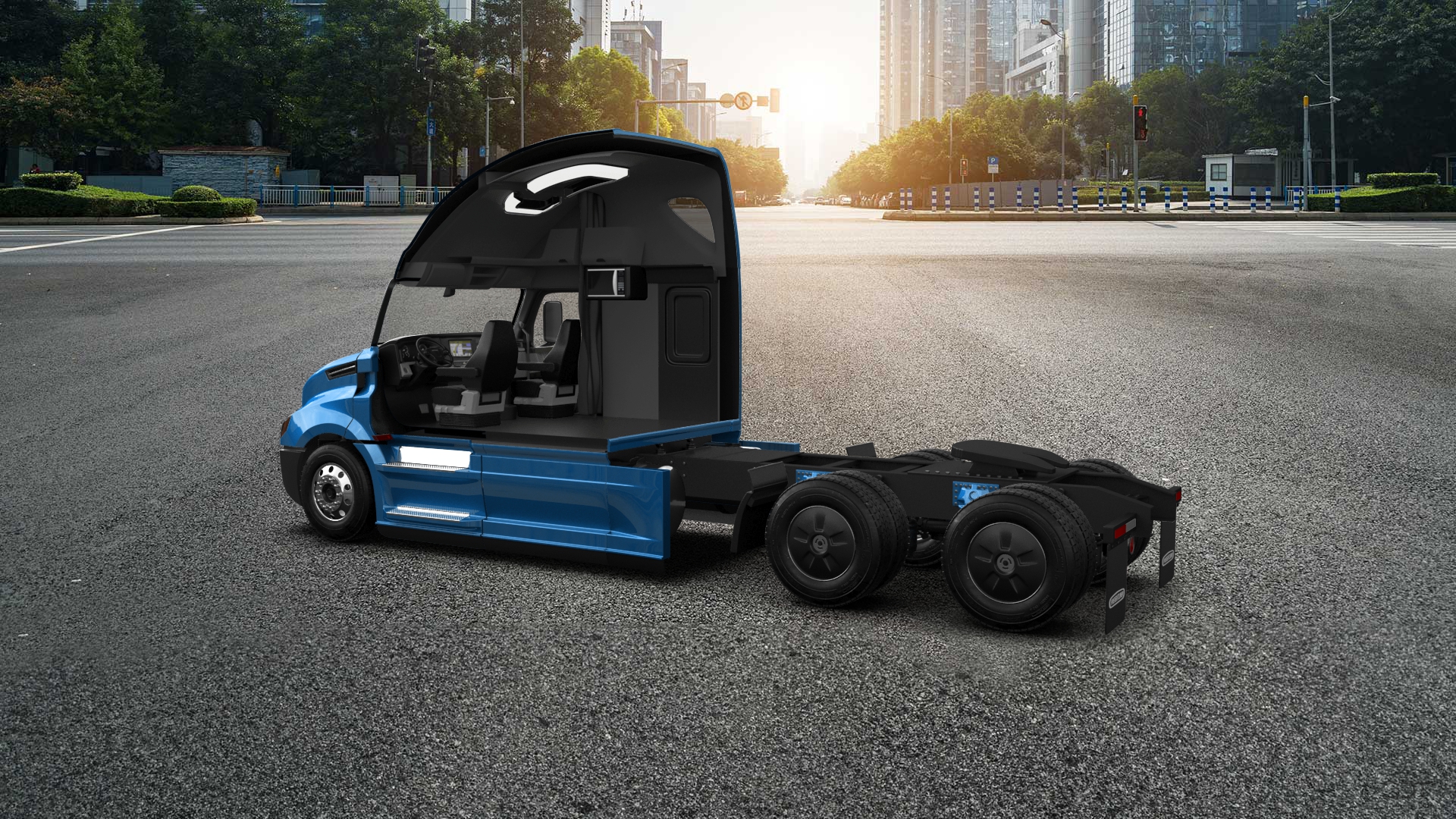 Freightliner Cascadia Sleeper Cab Truck 2018 tuning