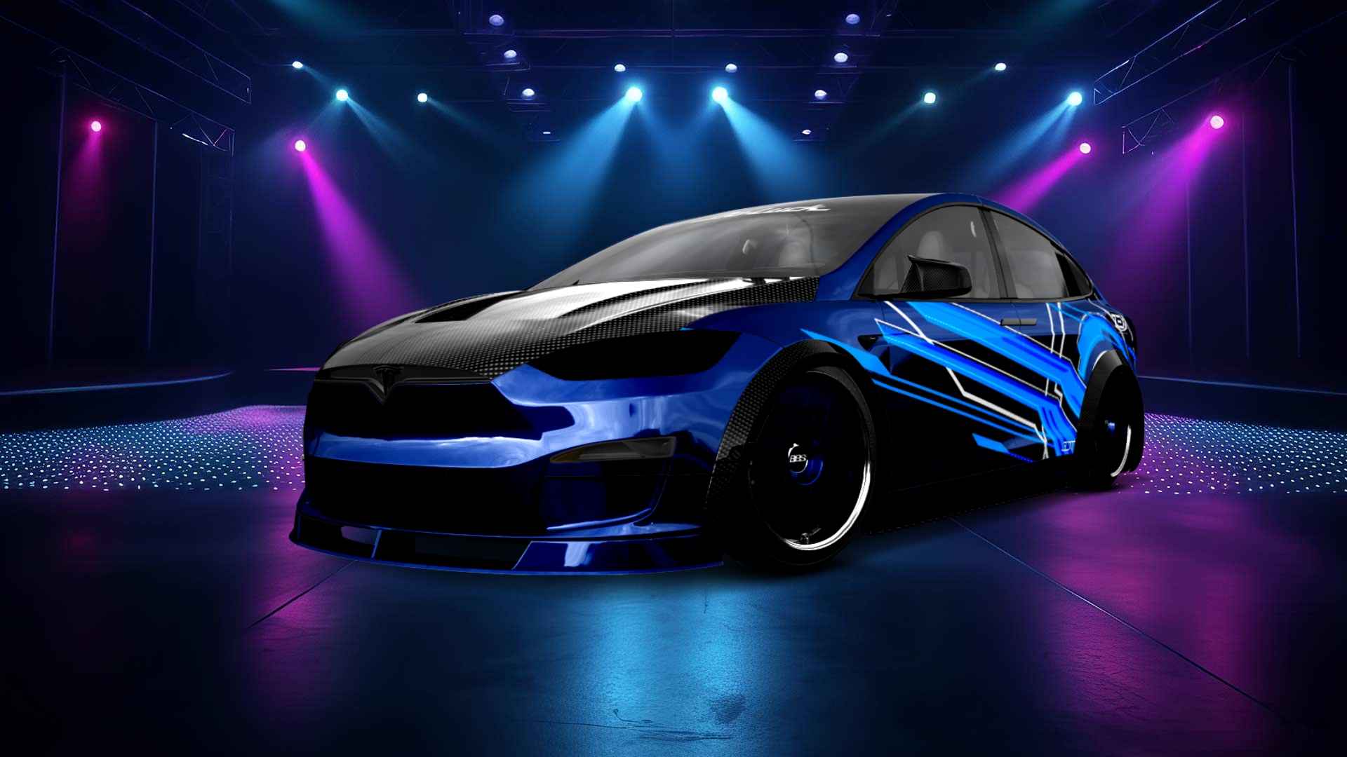 Tesla Model X 5 Door SUV 2024 tuning