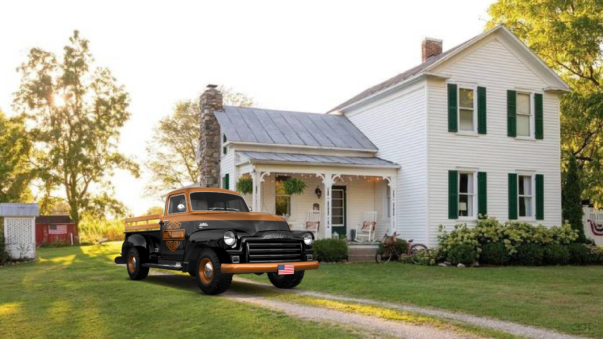 GMC 100 Stepside 2 Door pickup truck 1954 tuning