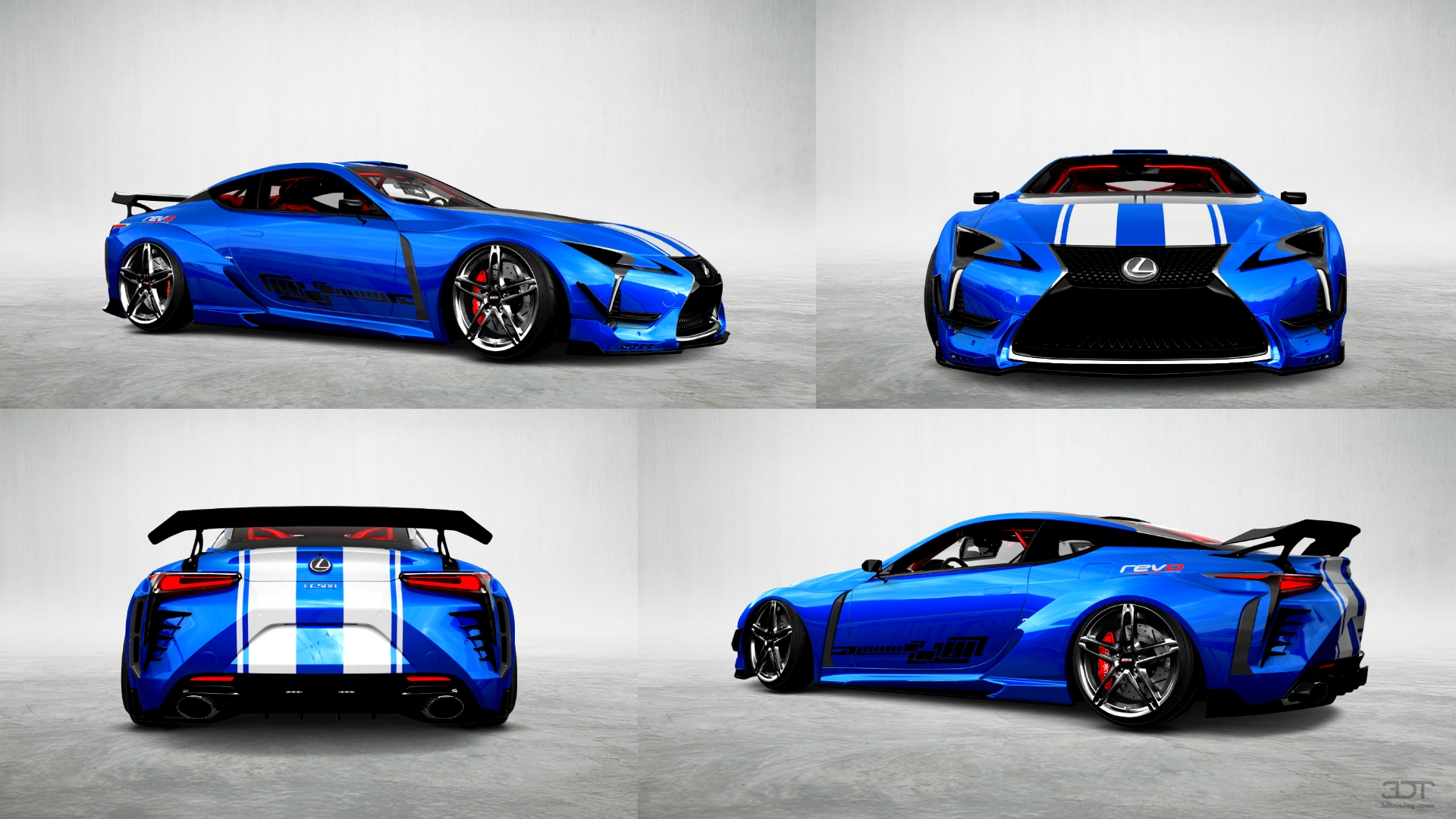 Lexus LC500 2 door fastback coupe 2017 tuning