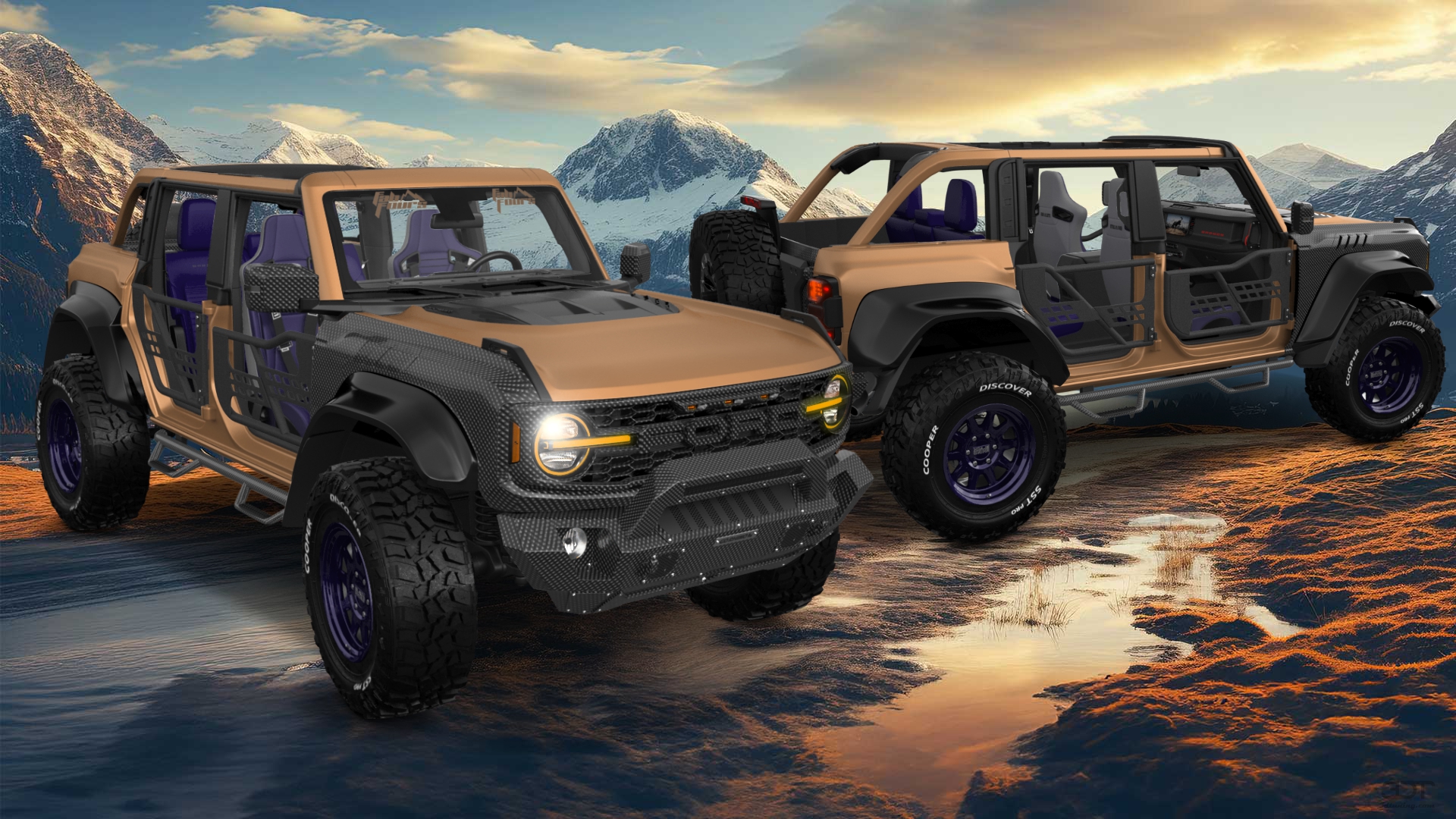 Ford Bronco Raptor 4 Door pickup truck 2022