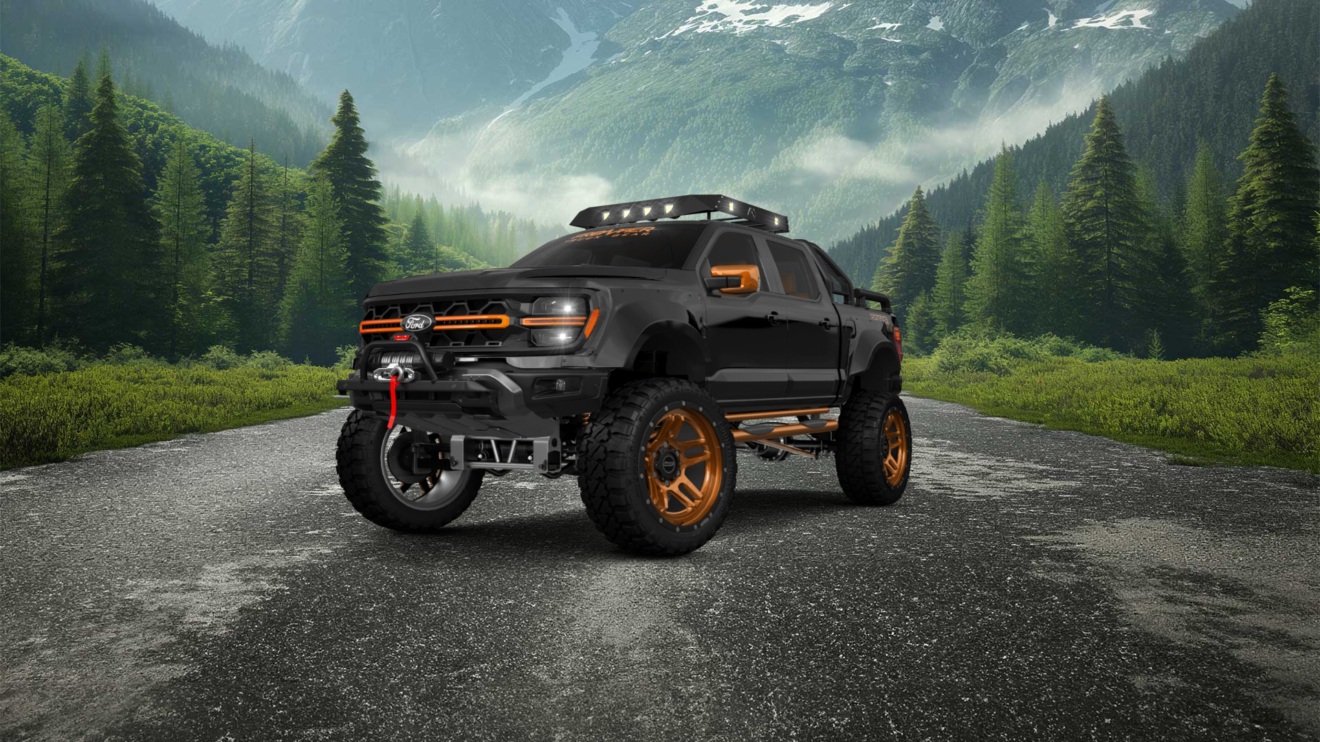 Ford F-150 SuperCrew 4 Door pickup truck 2024 tuning