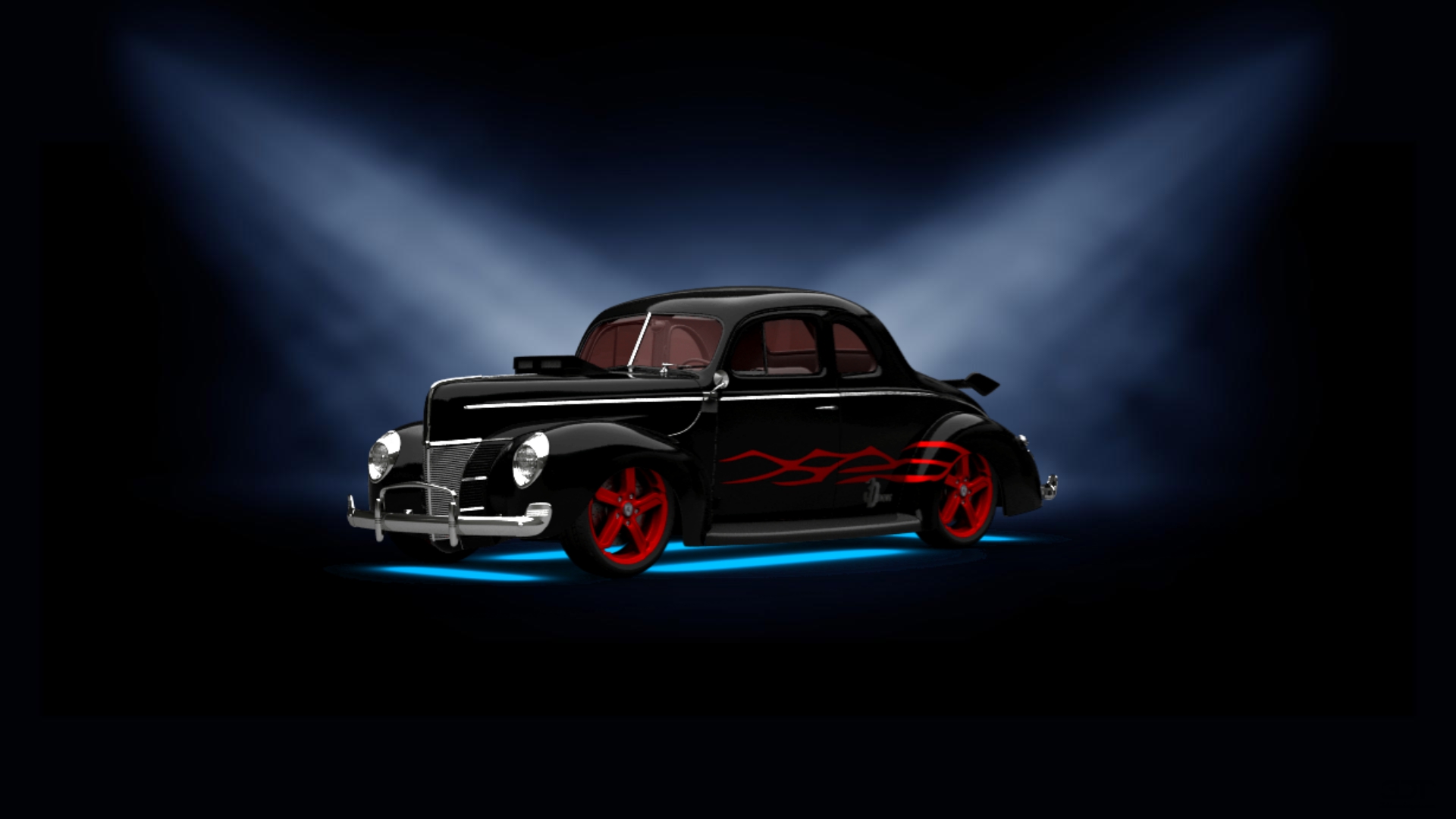 Ford De Luxe Coupe Liftback 1940 tuning