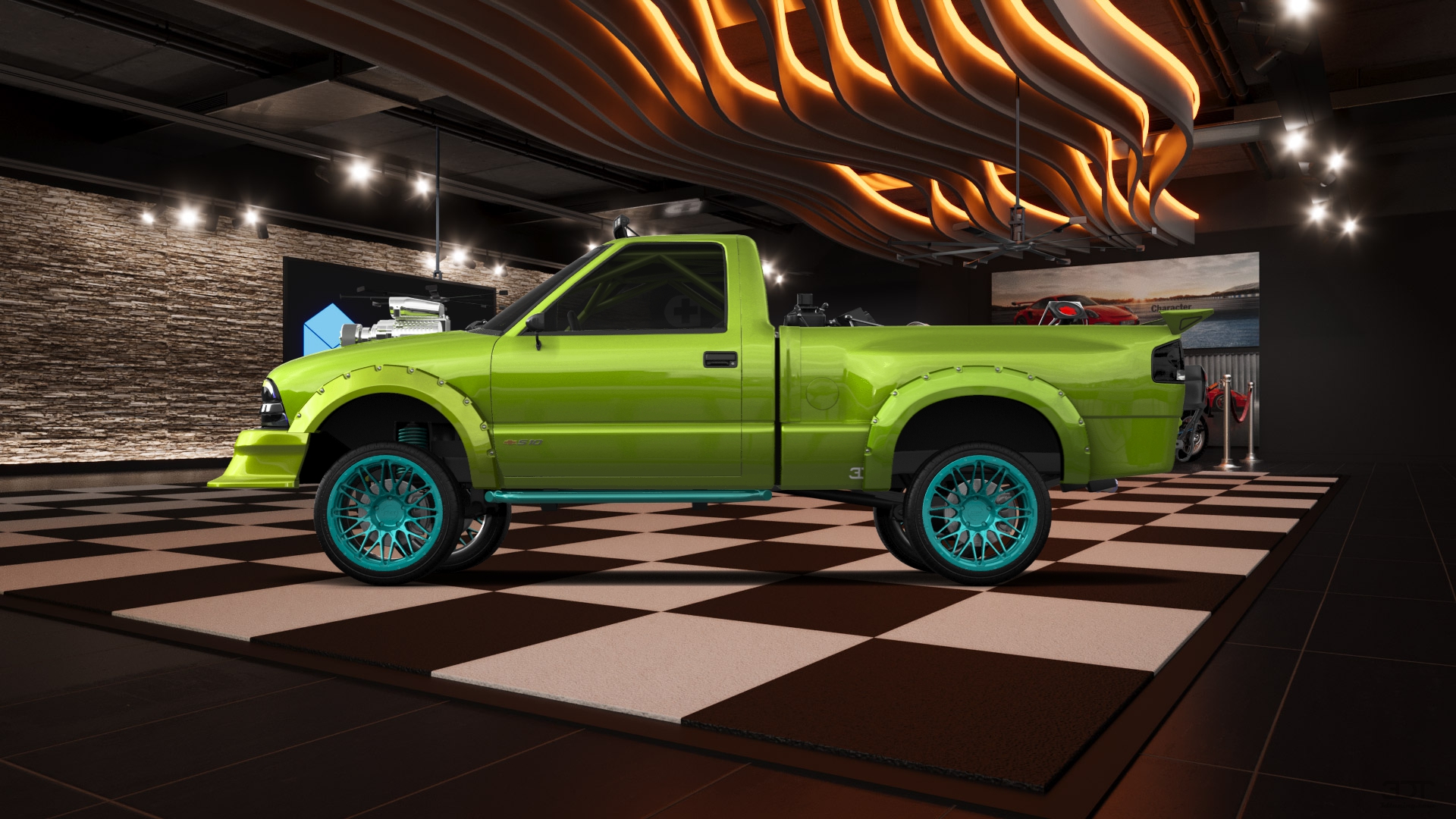 Chevrolet S-10 Stepside 2 Door pickup truck 1999