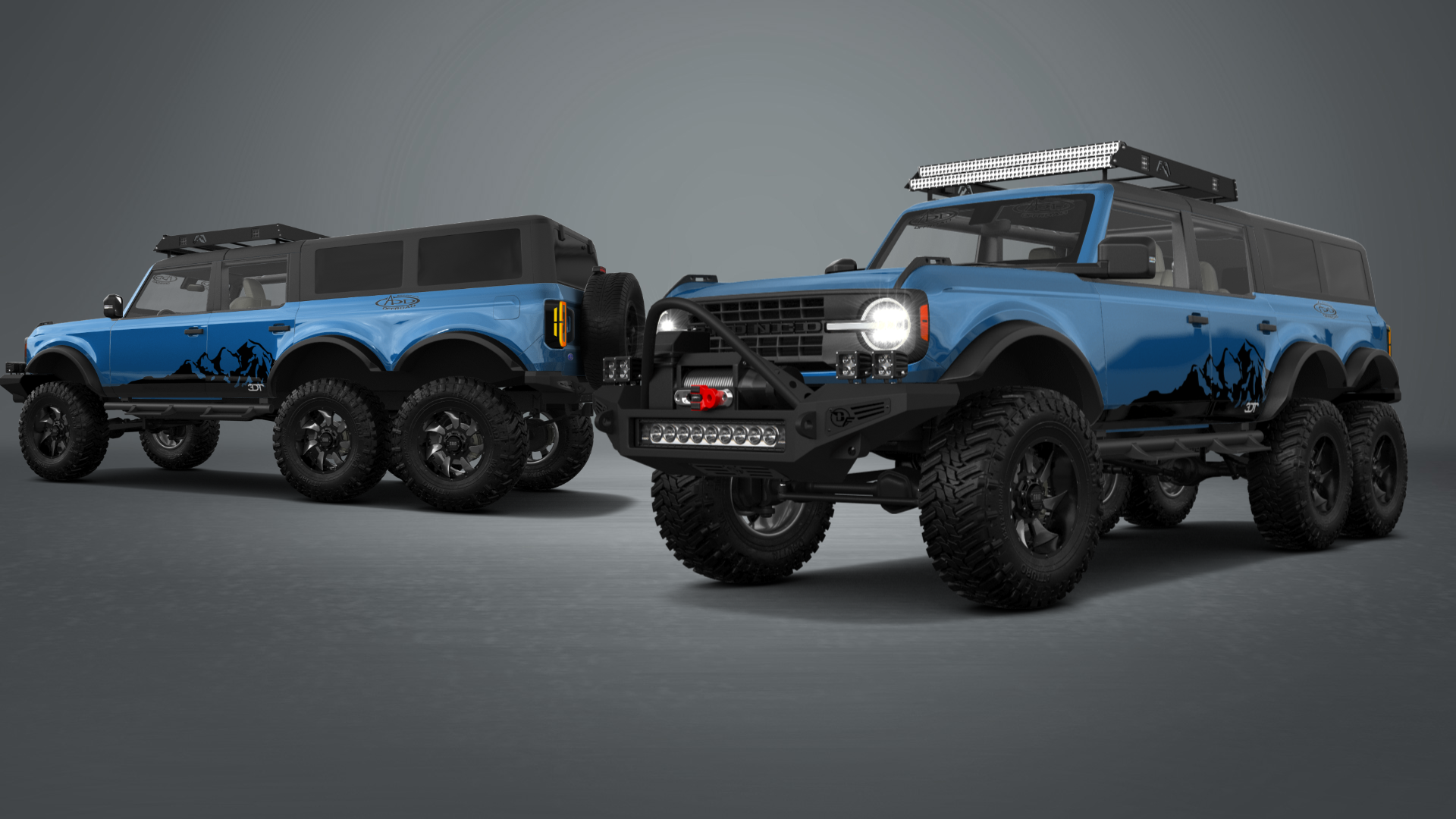Ford Bronco 6X6 4 Door pickup truck 2021